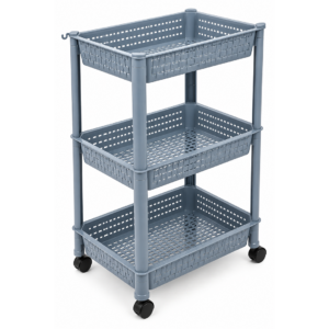 3-Tier Rolling Storage Trolley / Organizer Cart