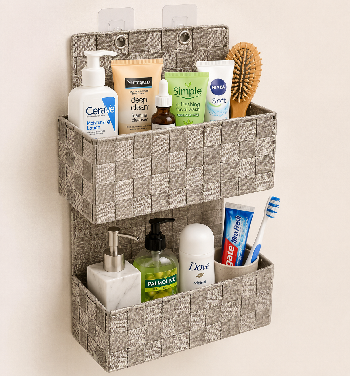 Hanging Bathroom Organizer(2Tier)