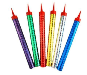 6PCS Sparkling Candles