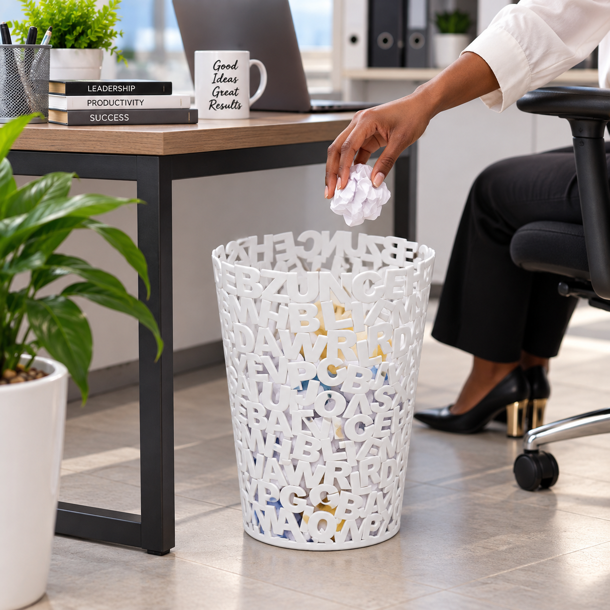 Plastic Dustbin (27cm*24cm)
