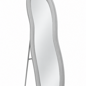 Irregular Wavy Full-Length Standing Mirror (Grey)