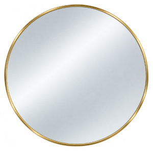 Round Mirror (Gold) 60cm