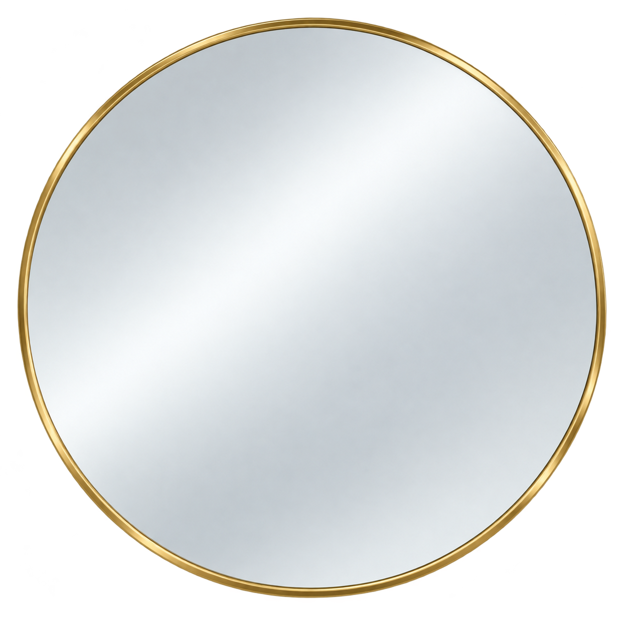 Round Mirror (Gold) 60cm