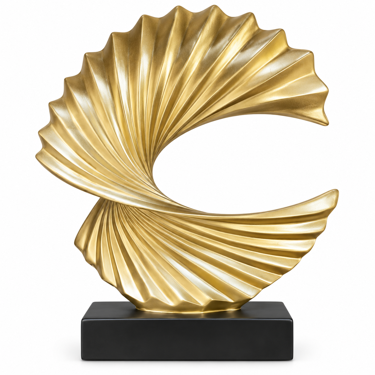 Gold Wave Statue