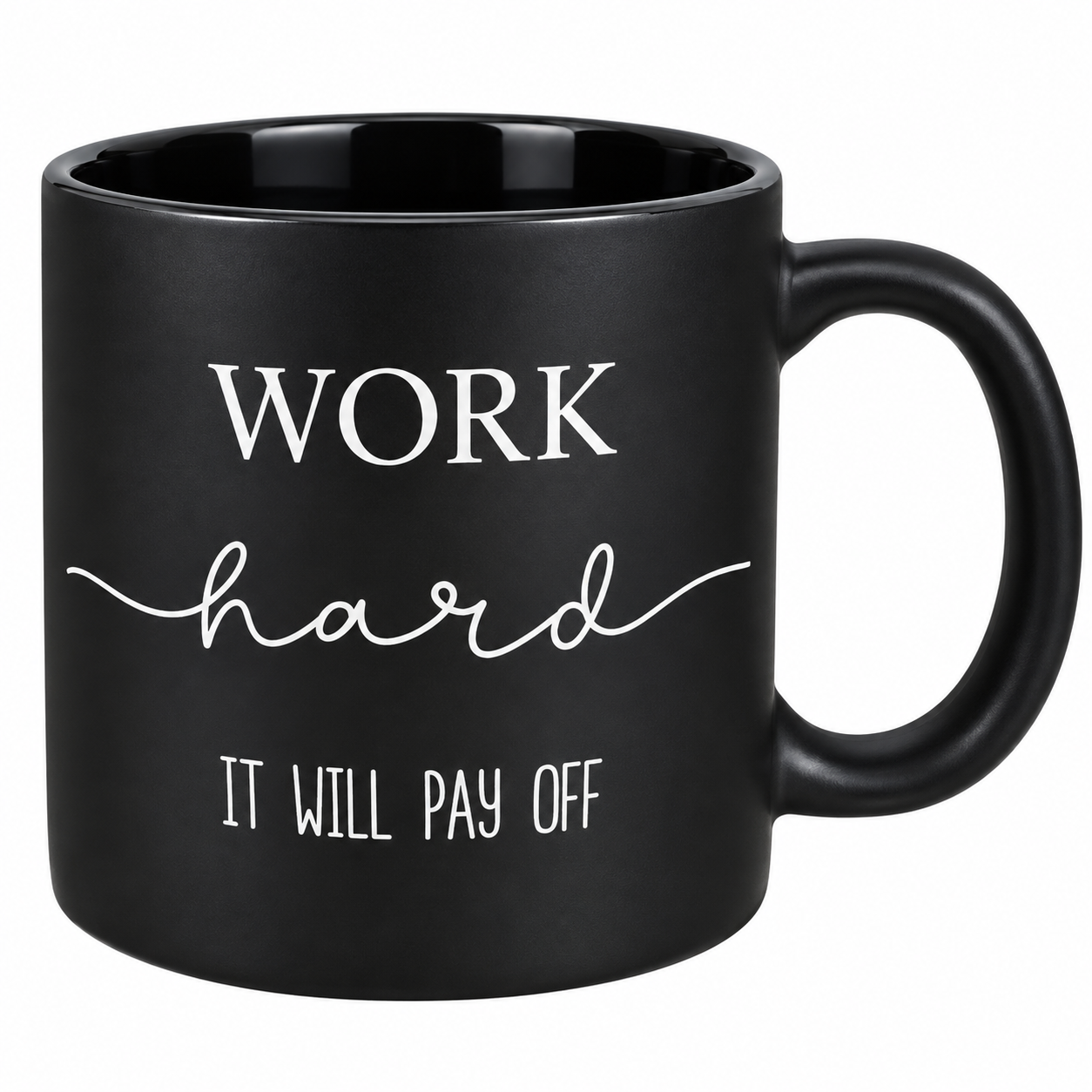 Work Hard Motivational Mug