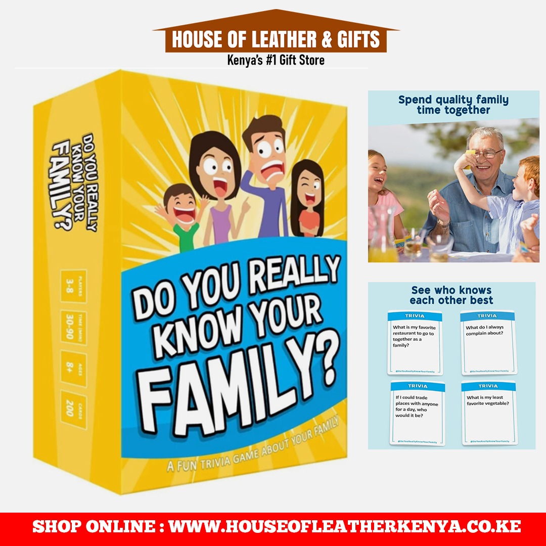 Do You Really Know Your Family? Family Card Games