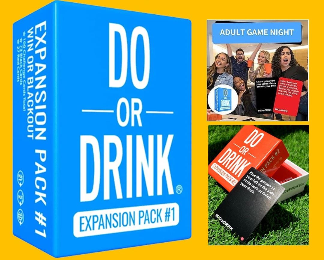 Do Or Drink Expansion Pack 1 Drinking Card Game Truth Or Dare Adult Couple Games
