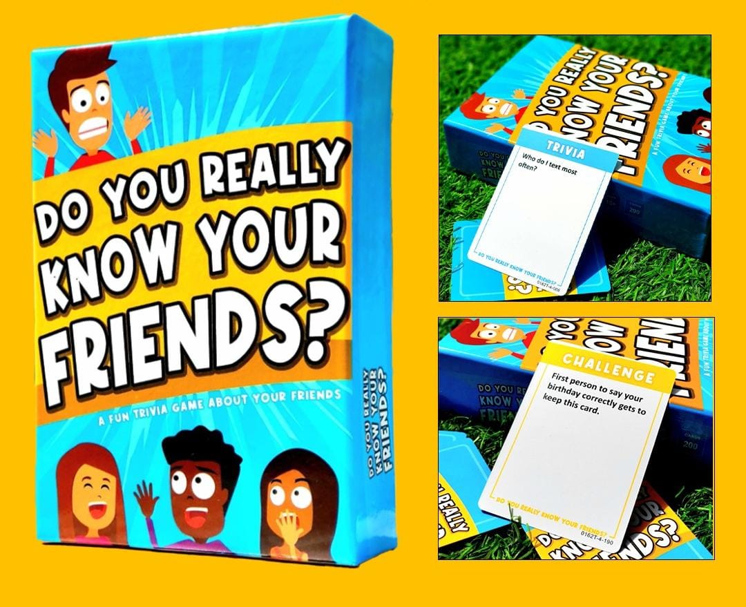 Do You Really Know Your Friends? The Ultimate Party Game for Adults and Teens, Fun Card Game